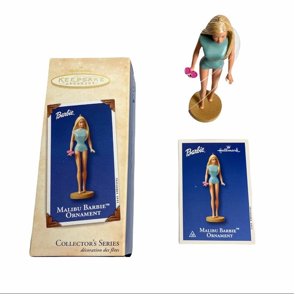 2003 HALLMARK BARBIE ORNAMENT - Malibu Barbie, Barbie #10 - Picture 2 of 14